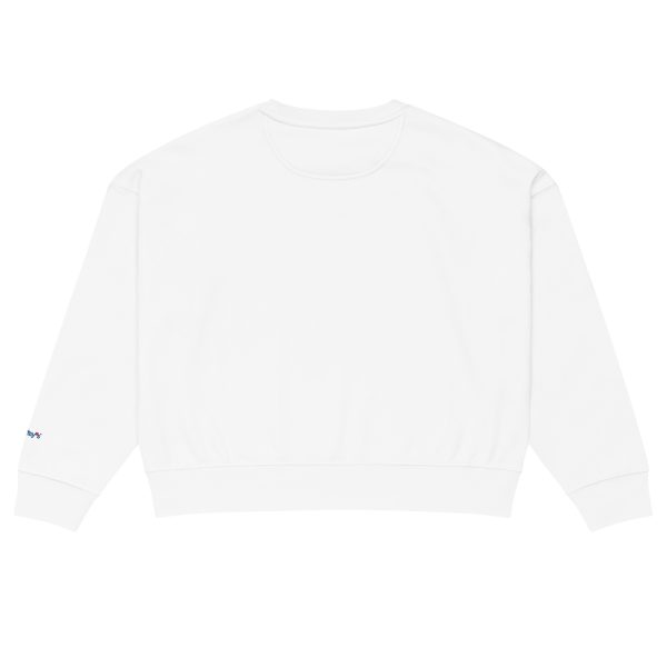 Women’s organic crew neck sweatshirt - Image 3